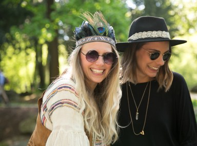 Junggesellinnenabschied Hippi im Englischen Garten